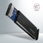 Axagon EEM2-SB2 caja para disco duro externo Caja externa para unidad de estado sólido (SSD) Negro M.2 (3)