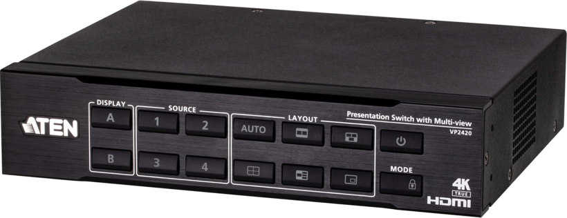 Selector/splitter ATEN HDMI 4:2 VP2420-AT-G