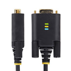 StarTech.com 1P6FFC-USB-SERIAL cable de serie Negro USB tipo A DB-9