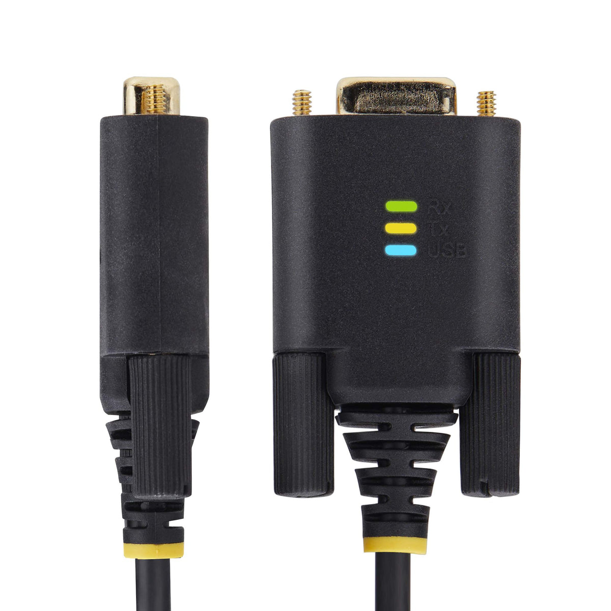 StarTech.com 1P6FFC-USB-SERIAL cable de serie Negro USB tipo A DB-9