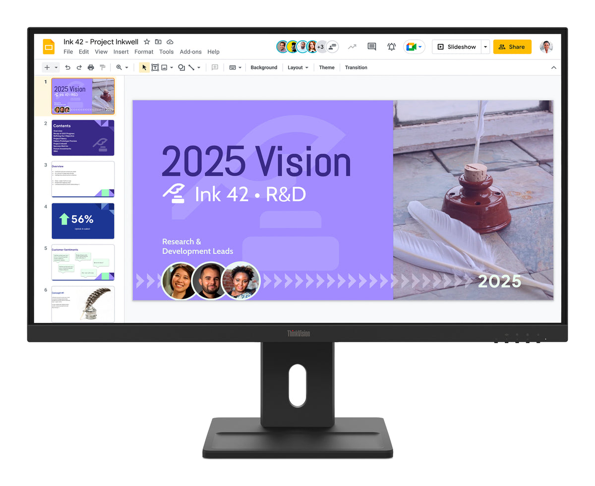 Lenovo ThinkVision E27Q-40 pantalla para PC 68,6 cm (27") 2560 x 1440 Pixeles Quad HD LCD Negro (2)