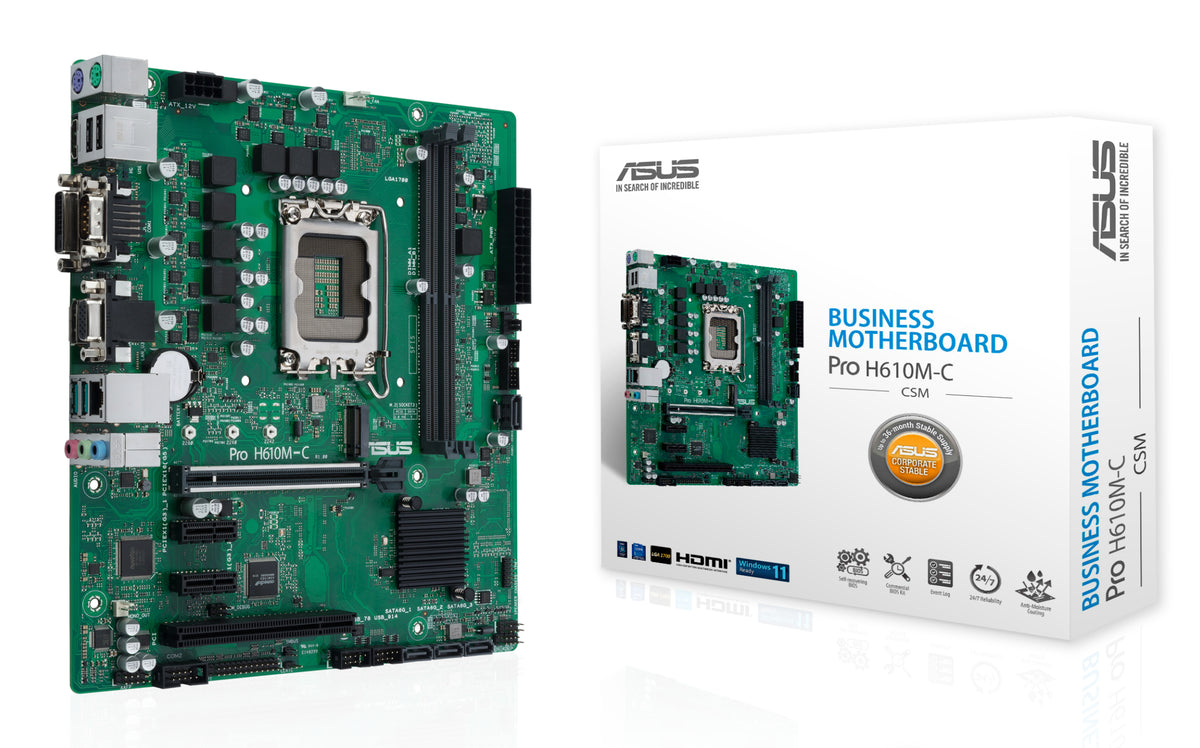 ASUS Pro H610M-C-CSM Intel H610 LGA 1700 micro ATX (2)