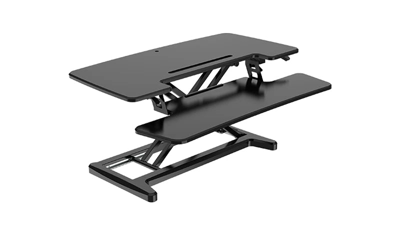 BakkerElkhuizen Adjustable Sit-Stand Desk Riser 2 Escritorio Negro