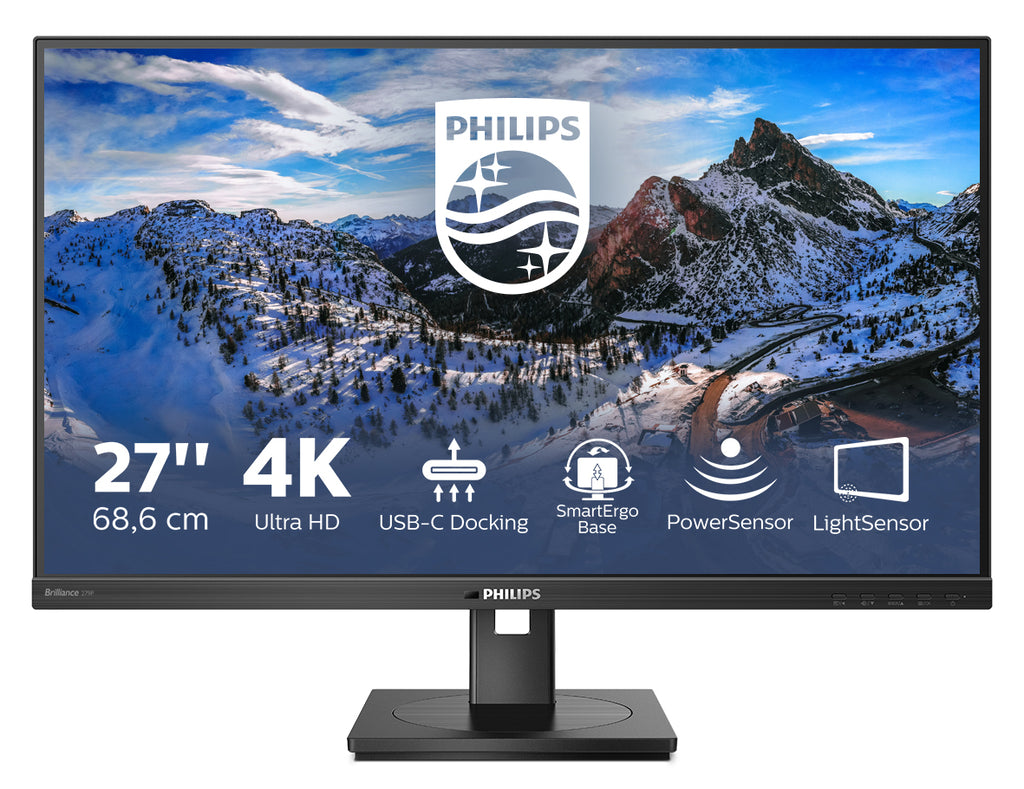 Philips 279P1/00 pantalla para PC 68,6 cm (27") 3840 x 2160 Pixeles 4K Ultra HD LED Negro
