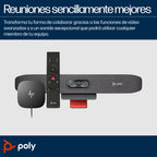 HP Poly Studio R30 USB Video Bar Gris 3840 x 2160 Pixeles (2)