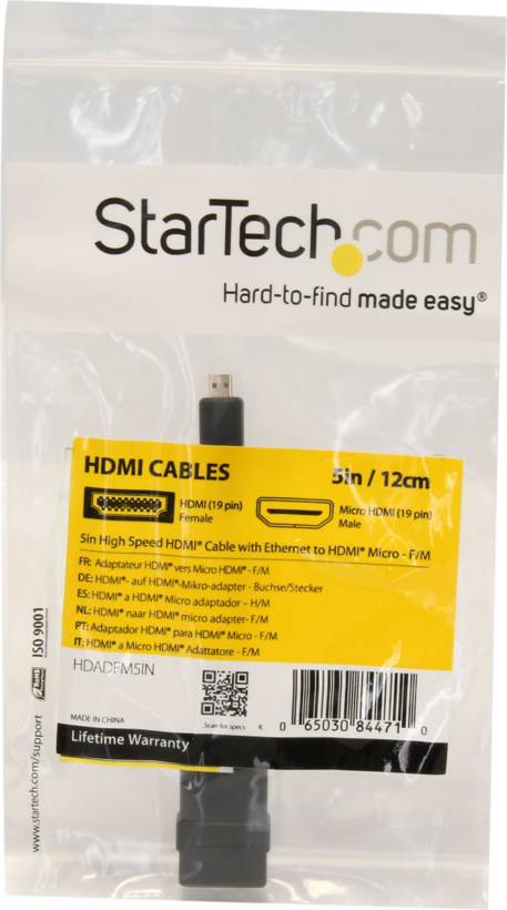 Startech HDADFM5IN - HDMI a Micro HDMI, Hembra a Macho, Adaptador HDMI (2)