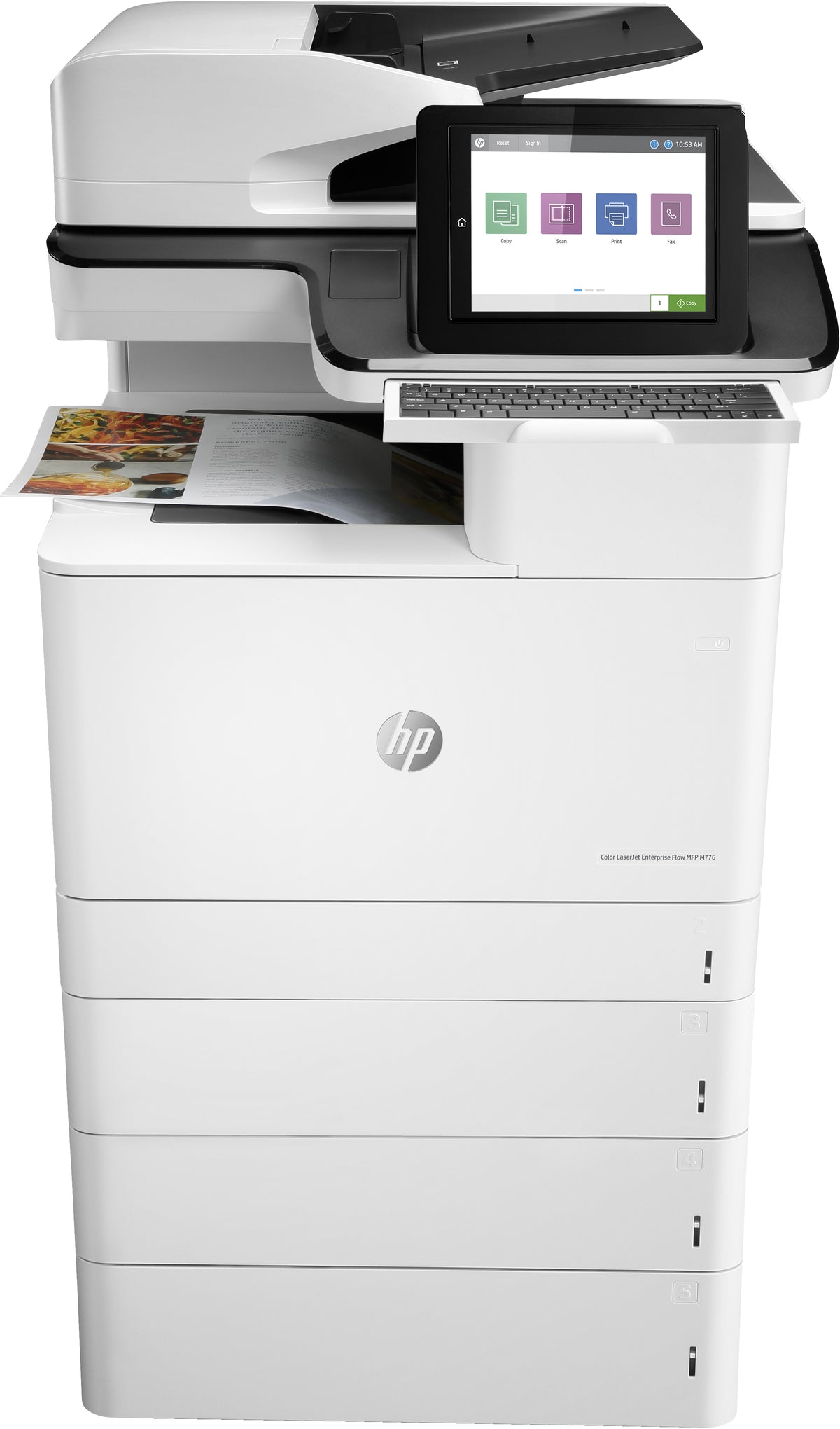 HP Color LaserJet Enterprise Flow MFP M776z Laser A3 1200 x 1200 DPI 46 ppm Wifi (2)