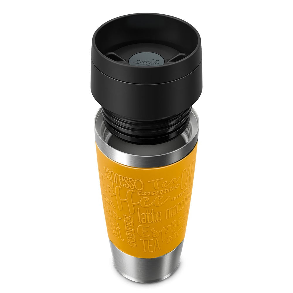 EMSA Travel Mug Classic 36 ml Acero inoxidable, Amarillo