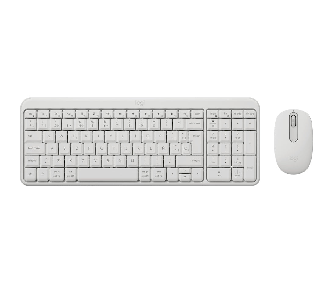 Logitech MK250 Combo teclado Ratón incluido Universal RF Wireless + Bluetooth QWERTY Español Blanco (7)