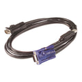 APC AP5253 cable para video, teclado y ratón (kvm) Negro 1,8 m