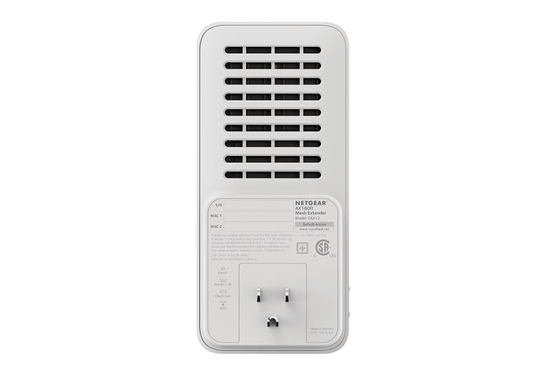 NETGEAR EAX12-100UKS ampliador de red Repetidor de red Blanco 10, 100, 1000 Mbit/s (4)