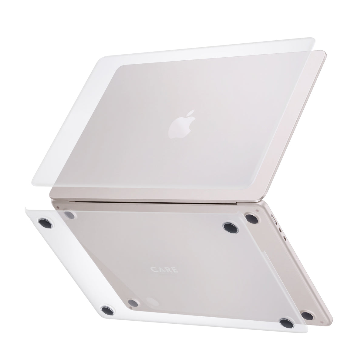 PanzerGlass CARE™ by ® Case Transparent Macbook Air 15'' M2 | M3 | M4 funda para teléfono móvil Transparente