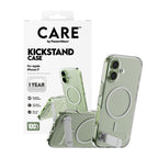 PanzerGlass CARE™ by ® Kickstand Case Transparent w. MagSafe iPhone 17 funda