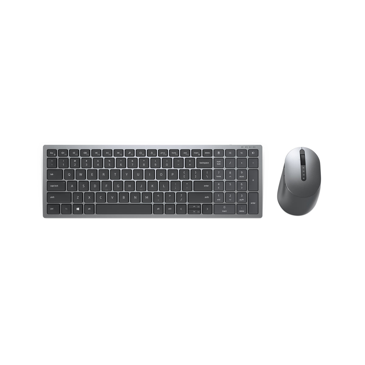 DELL KM7120W teclado Ratón incluido Oficina RF Wireless + Bluetooth Gris, Titanio (2)