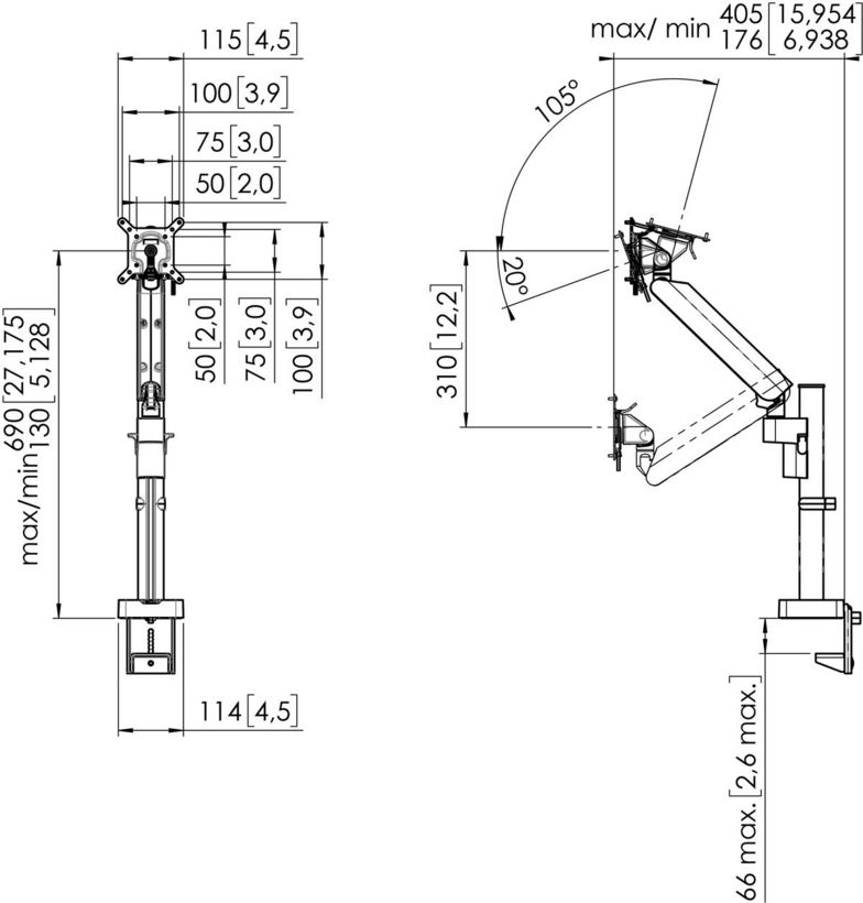 Sop pared Vogel's MOMO 4127W Motion Plus (5)
