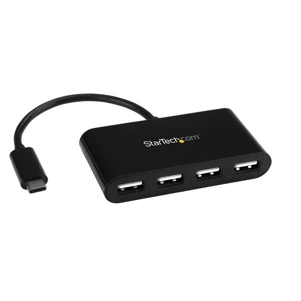 StarTech.com ST4200MINIC hub de interfaz USB 2.0 Type-C 480 Mbit/s Negro