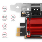 Axagon PCEE-G25 adaptador y tarjeta de red Interno Ethernet 2500 Mbit/s (4)