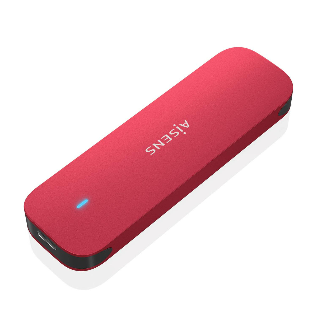 AISENS ASM2-027RED caja para disco duro externo Caja externa para unidad de estado sólido (SSD) Rojo M.2 (2)