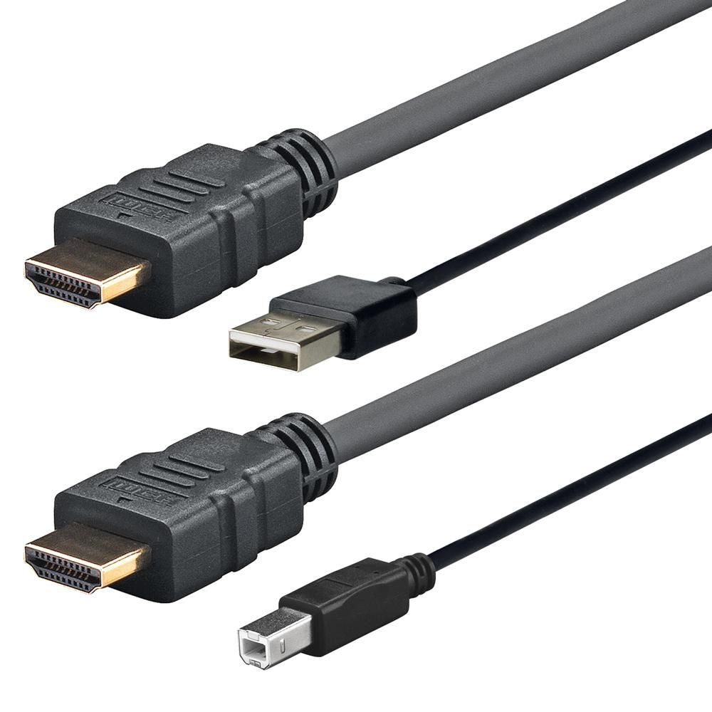 Vivolink PROHDMIUSBAB4 adaptador de cable de vídeo 4 m Negro (2)