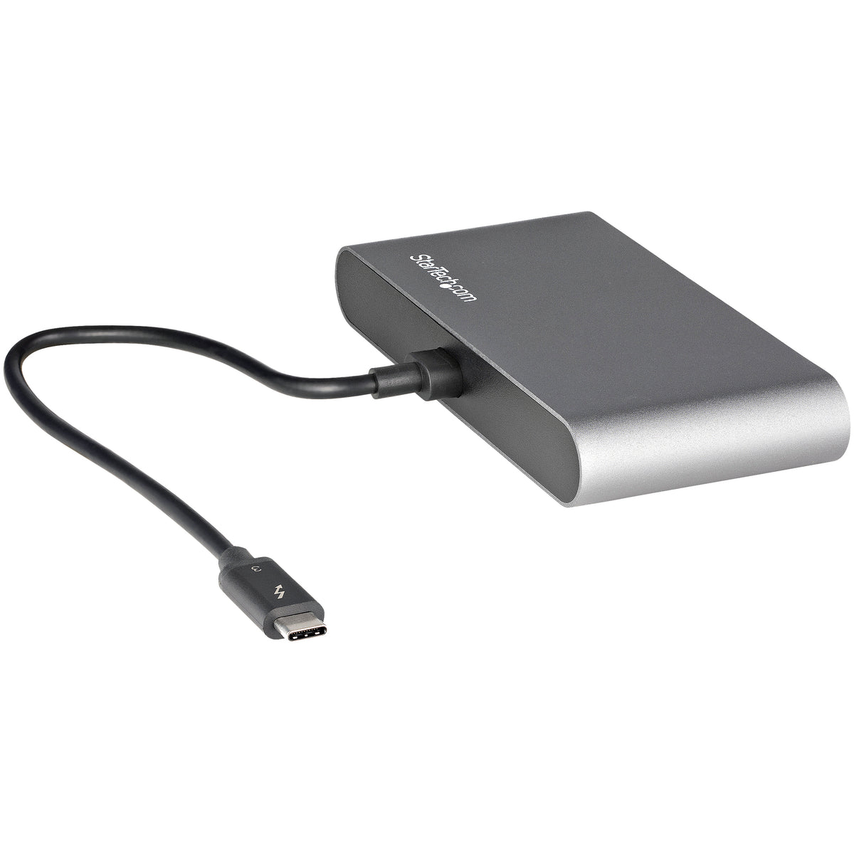 StarTech.com TB3DKM2HDL base para portátil y replicador de puertos Alámbrico Thunderbolt 3 Gris (2)