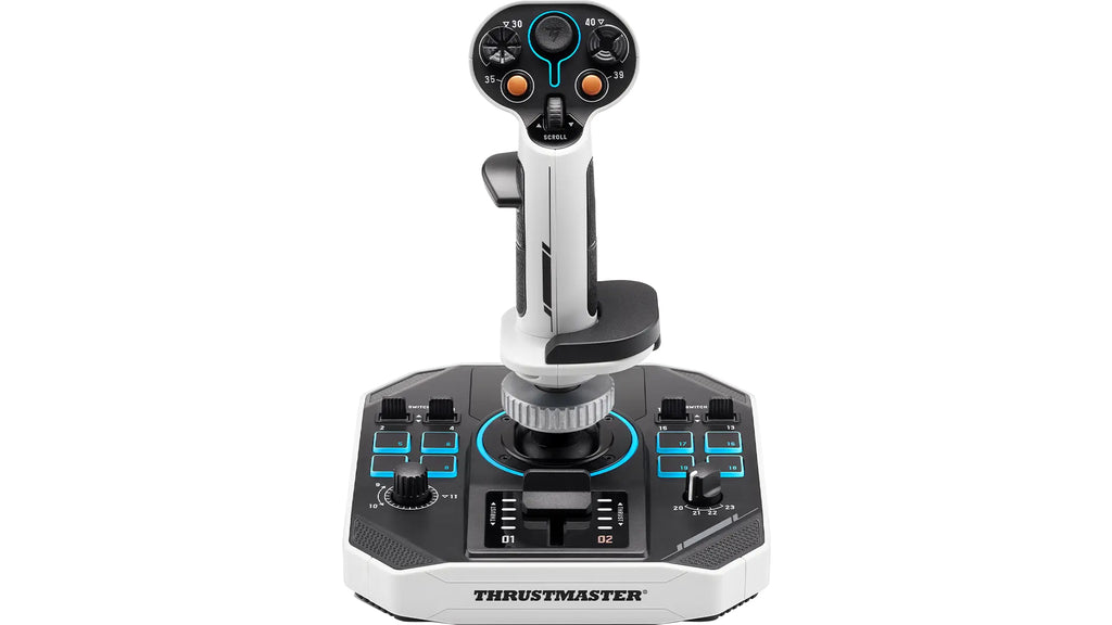 Thrustmaster Sol-R 1 Flightstick Negro, Blanco USB Palanca de vuelo Analógico/Digital PC
