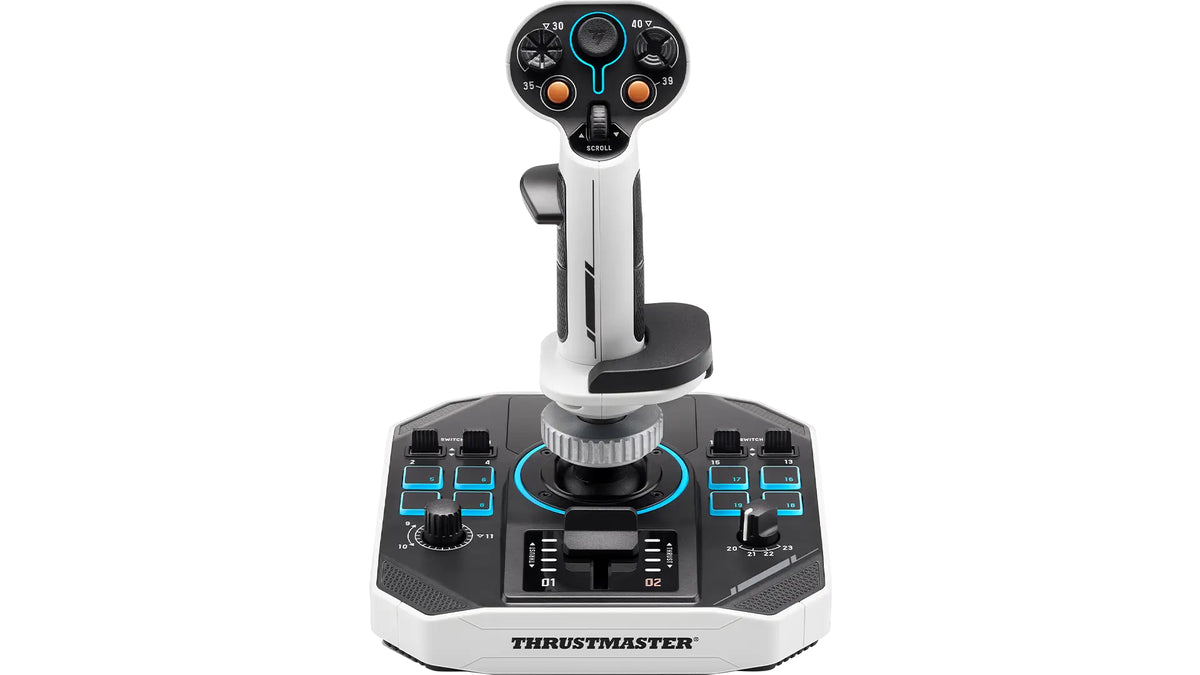 Thrustmaster Sol-R 1 Flightstick Negro, Blanco USB Palanca de vuelo Analógico/Digital PC