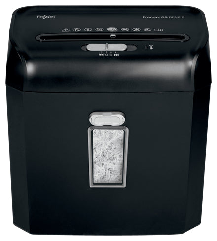Rexel ProMax QS RPX612 triturador de papel Corte cruzado 60 dB 22 cm Negro