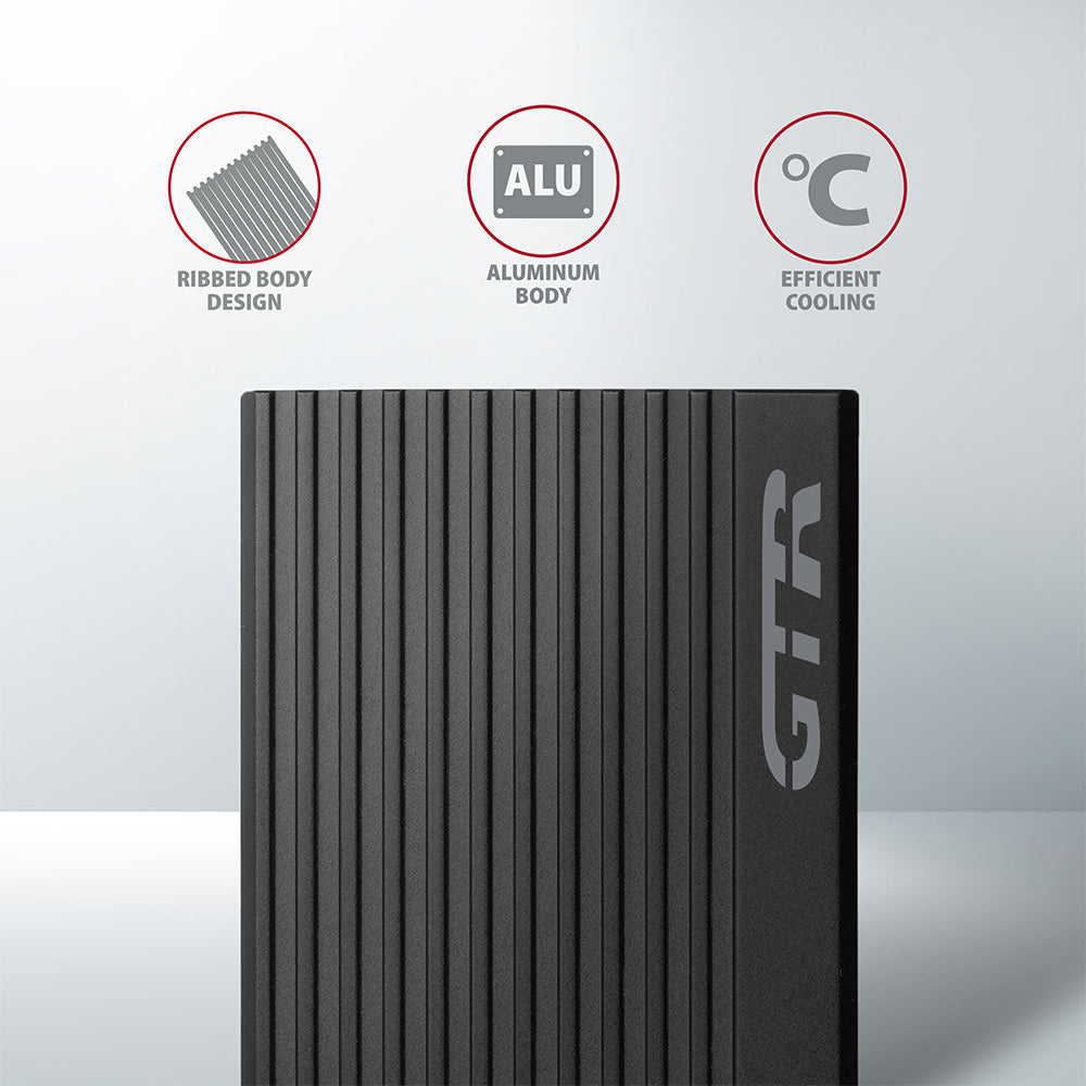 Axagon EEM2-GTR caja para disco duro externo Caja externa para unidad de estado sólido (SSD) Negro M.2 (4)