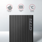 Axagon EEM2-GTR caja para disco duro externo Caja externa para unidad de estado sólido (SSD) Negro M.2 (4)