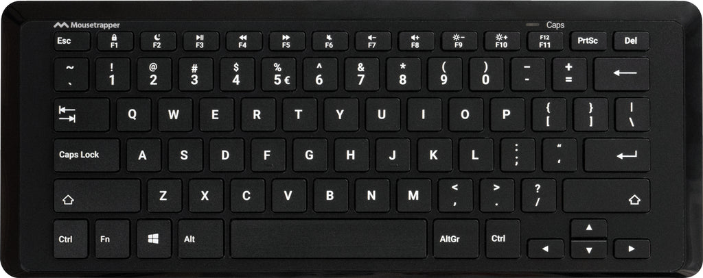 Mousetrapper Type Mini - Nordic teclado Oficina USB Nórdico Negro