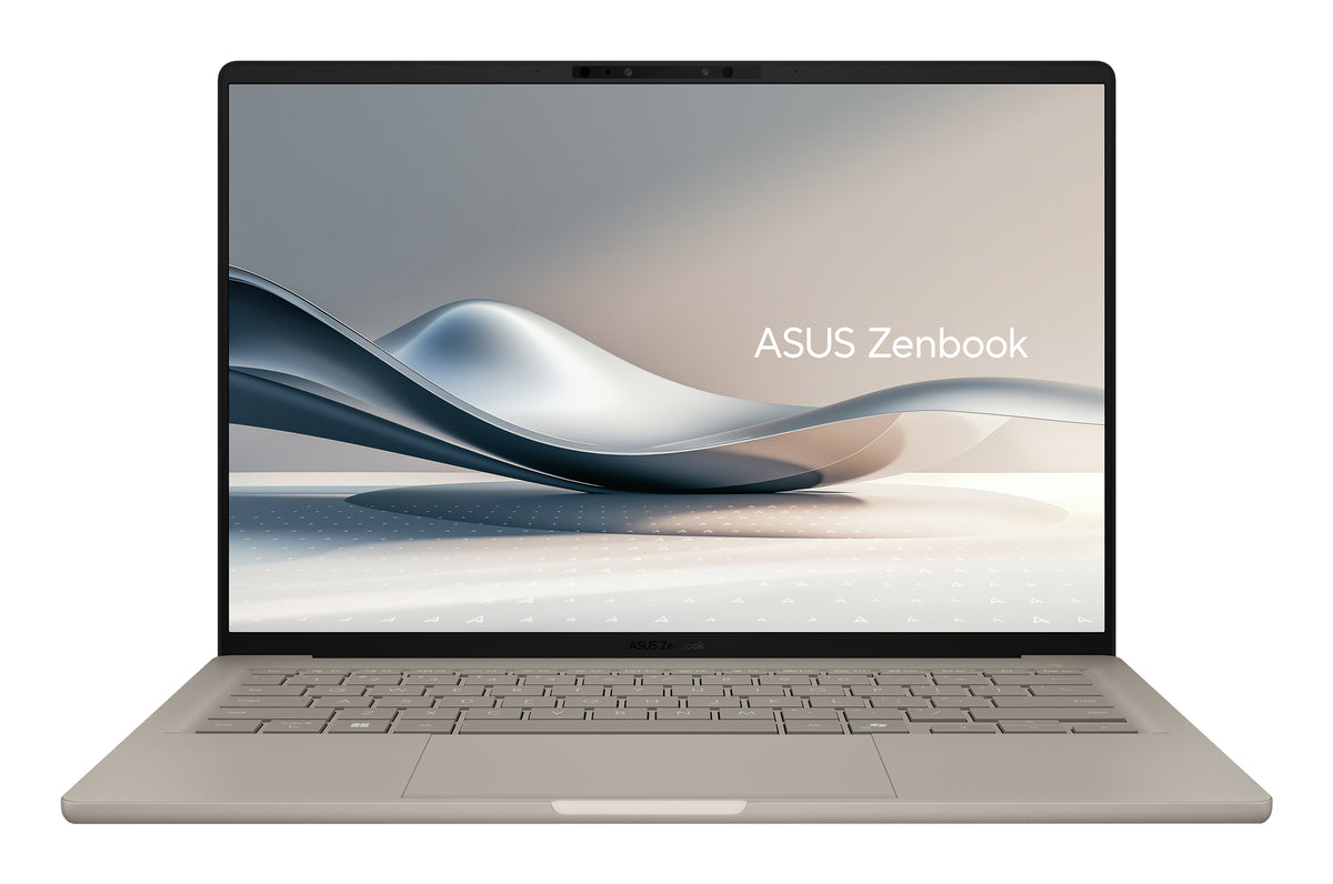 ASUS Zenbook A14 UX3407QA-QD219W Copilot+ PC Snapdragon X1-26-100 Portátil 35,6 cm (14") WUXGA 16 GB LPDDR5x-SDRAM 512 GB SSD Wi-Fi 6E (802.11ax) Windows 11 Home Beige