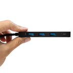 LogiLink UA0311 hub de interfaz USB 3.2 Gen 1 (3.1 Gen 1) Type-C 5000 Mbit/s Negro (2)
