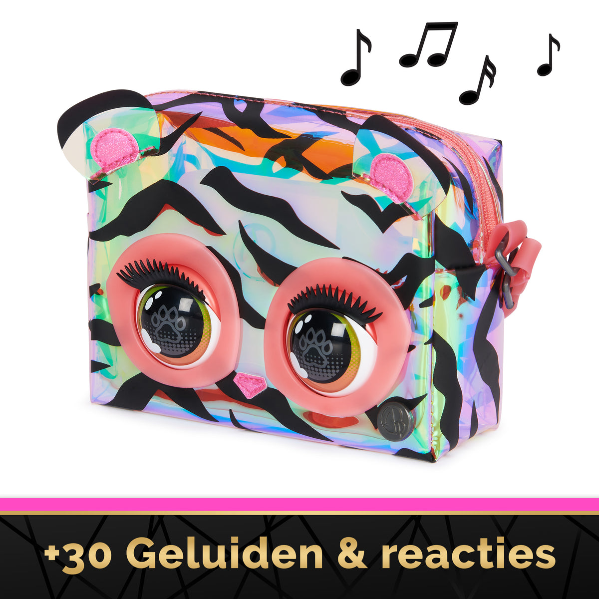 Purse Pets Purrisma Tiger Multicolor Chica Bolsa de hombro (3)