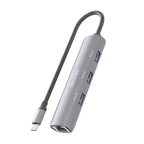 AISENS ASUC-4P038-GR base para portátil y replicador de puertos Alámbrico USB 3.2 Gen 1 (3.1 Gen 1) Type-C (6)
