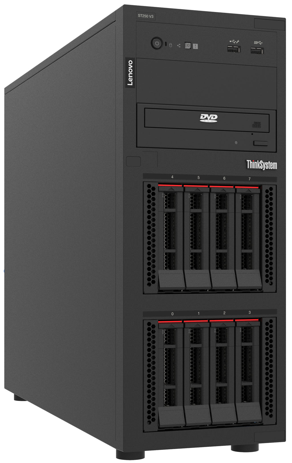 Lenovo ThinkSystem ST250 V3 servidor Torre Intel® Xeon® 6315P 2,8 GHz 16 GB DDR5-SDRAM 800 W (4)
