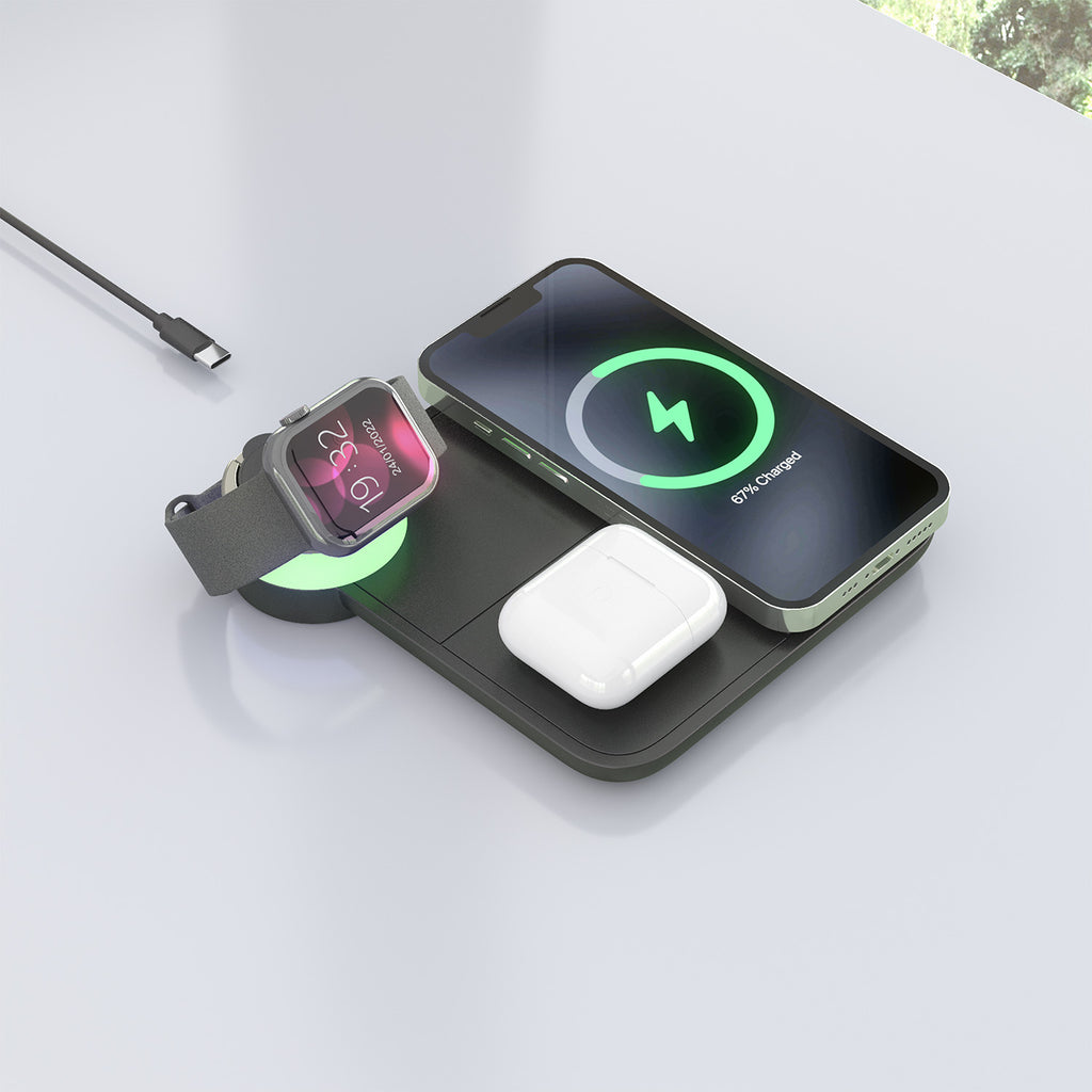 AISENS ASCH-15W4WC062-BK cargador de dispositivo móvil Auriculares, Smartphone, Reloj inteligente Cargador inalámbrico Interior (8)