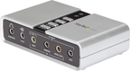 Startech ICUSBAUDIO7D - USB B, Mini-Jack, Tarjeta de sonido, 48 kHz, 7.1