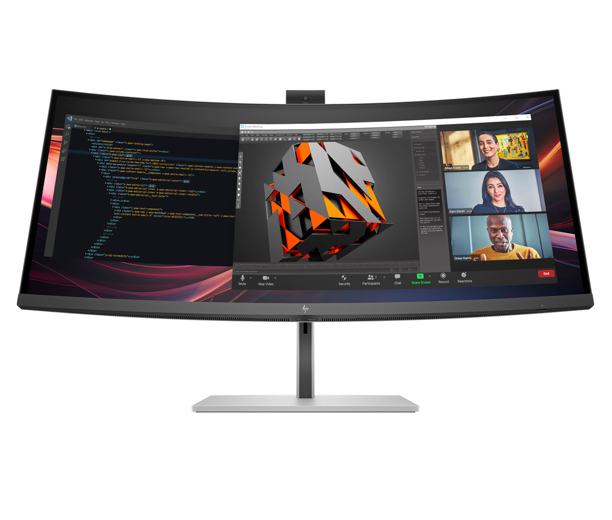 HP Series 7 Pro 734pm pantalla para PC 86,4 cm (34") 3440 x 1440 Pixeles Wide Quad HD LCD Gris (2)