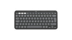 Logitech Pebble Keys 2 K380s teclado Universal Bluetooth QWERTY Inglés del Reino Unido Grafito