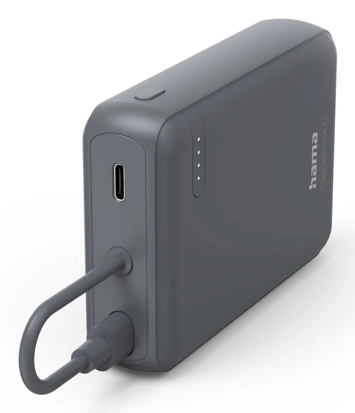Hama Travel Polímero de litio 10000 mAh Antracita