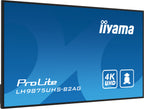 iiyama LH9875UHS-B2AG pantalla de señalización Pantalla plana para señalización digital 2,48 m (97.5") LED Wifi 500 cd / m² 4K Ultra HD Negro Procesador incorporado Android 11 24/7 (7)