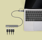 Manhattan 181006 base para portátil y replicador de puertos USB 3.2 Gen 1 (3.1 Gen 1) Type-A Gris (7)
