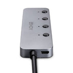 Lindy 43383 hub de interfaz USB 3.2 Gen 1 (3.1 Gen 1) Type-C 5000 Mbit/s Gris (4)
