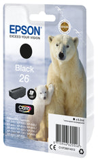 Epson Polar bear C13T26014012 cartucho de tinta 1 pieza(s) Original Rendimiento estándar Negro