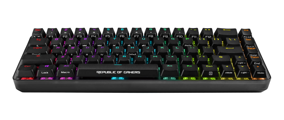 ASUS ROG Falchion teclado Juego RF inalámbrica + USB AZERTY Francés Negro (5)