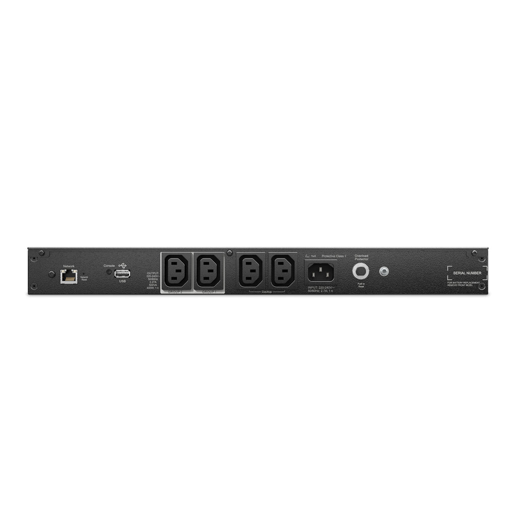 APC SMART-UPS C LI-ON 500VA SHORT DEPTH 230V NETWORK CARD sistema de alimentación ininterrumpida (UPS) Línea interactiva 0,5 kVA 400 W 4 salidas AC (3)