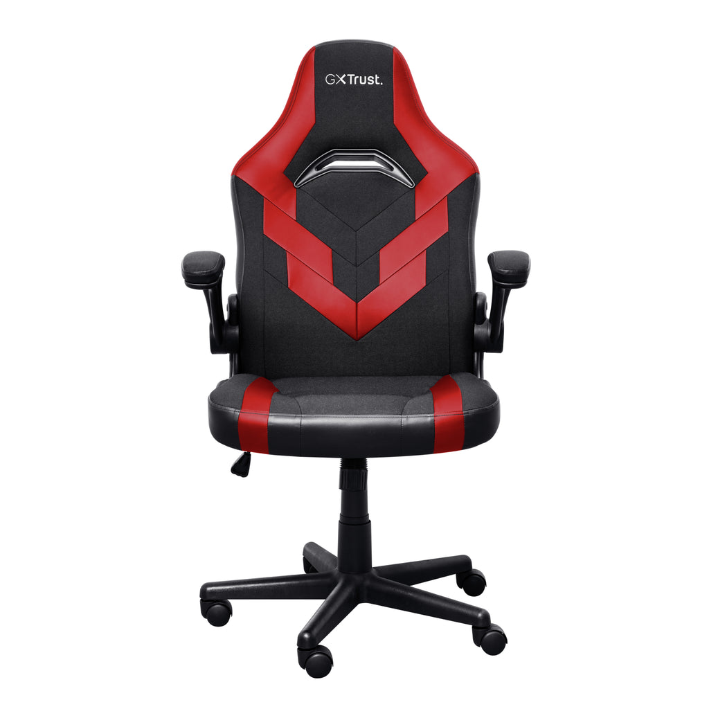 Trust GXT 703 Riye Silla para videojuegos de PC Asiento acolchado Negro, Rojo (3)