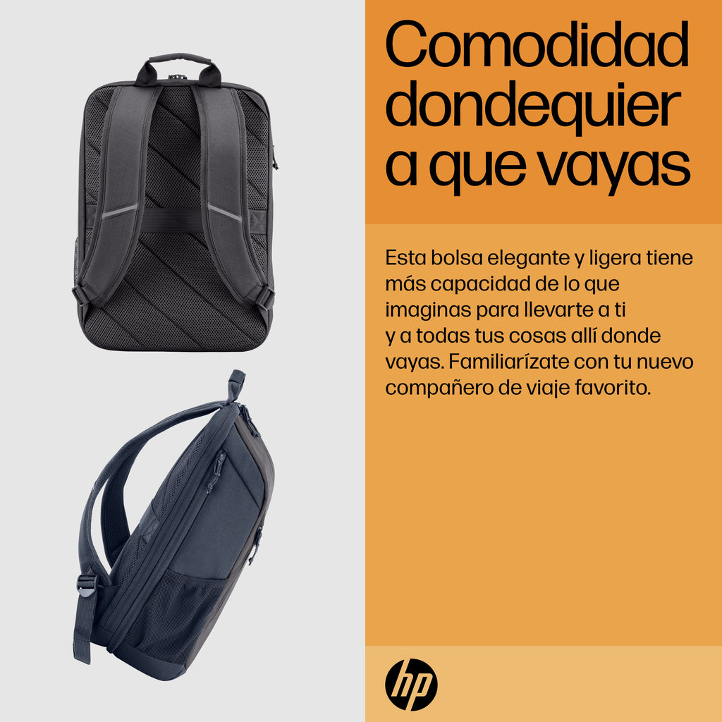 HP Travel 18 Liter 15.6 Blue Night Laptop Backpack 39,6 cm (15.6") Negro, Azul (6)