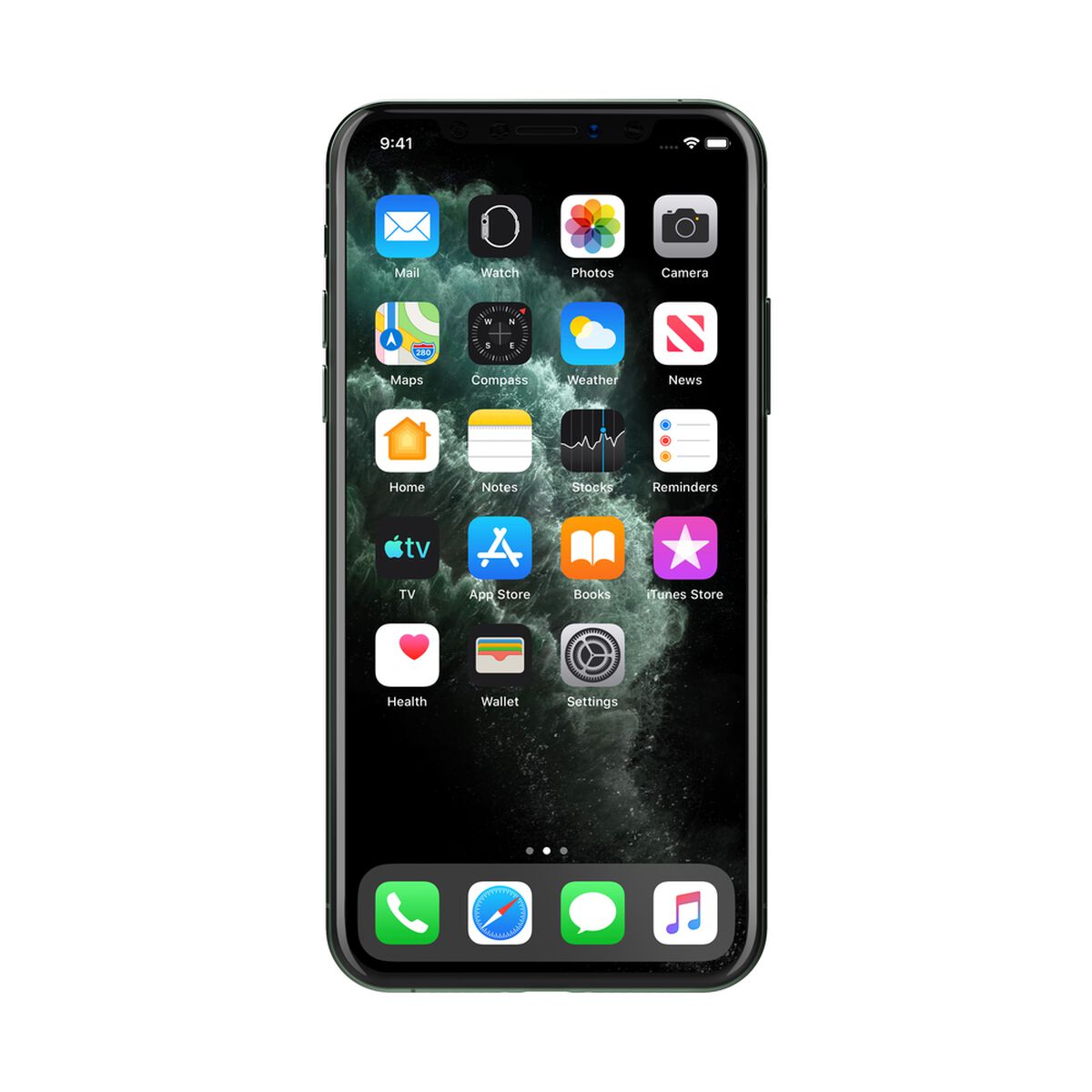 Protector de pantalla para teléfono móvil - cristal - para Apple iPhone 11 Pro, X, XS