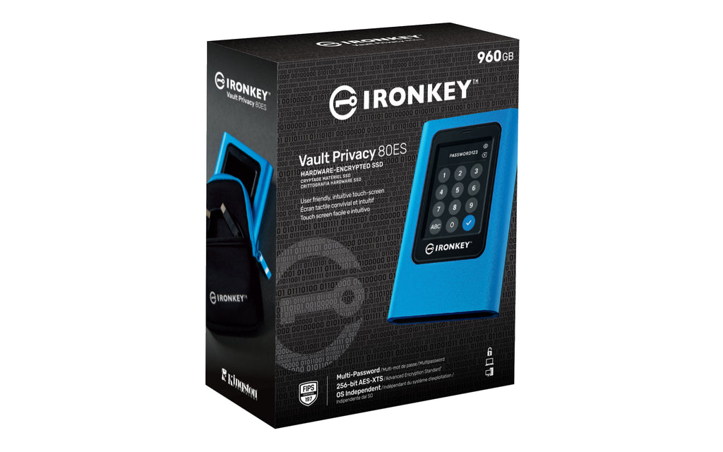 Kingston Technology IronKey Vault Privacy 80 USB Tipo C 3.2 Gen 1 (3.1 Gen 1) Azul (5)